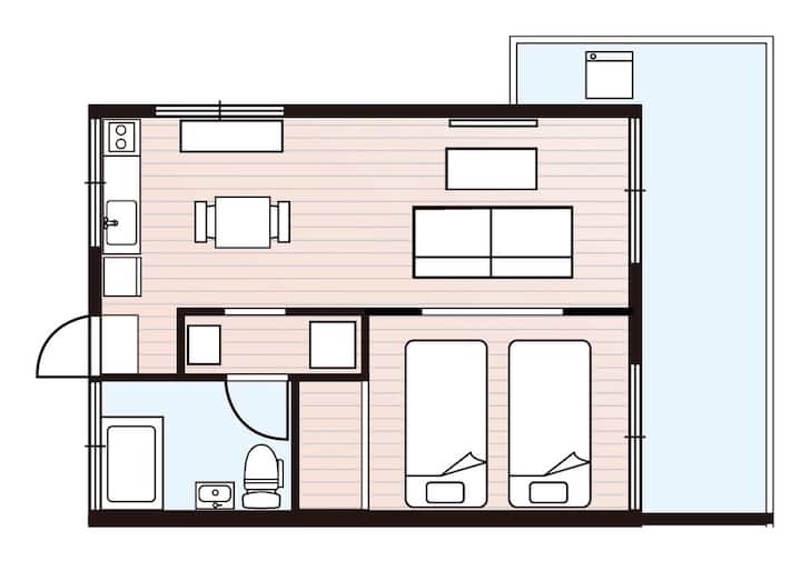 Kuina Open記念価格‼️石垣島市街地／海と自然と便利が揃ったペット可アパートメント - Ishigaki