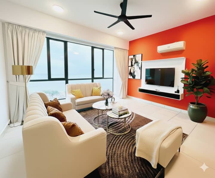 Peaceful Seaview Getaway_jazz Suite High Floor - Tanjung Tokong