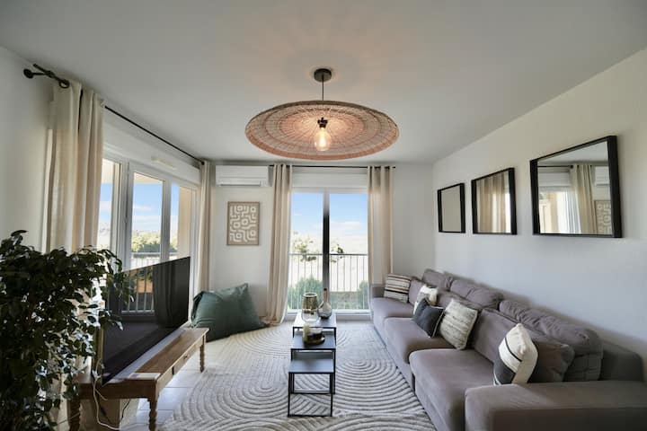 T2 Terrasse Vignes · Plages 5 Min · Parking Privé - La Croix-Valmer
