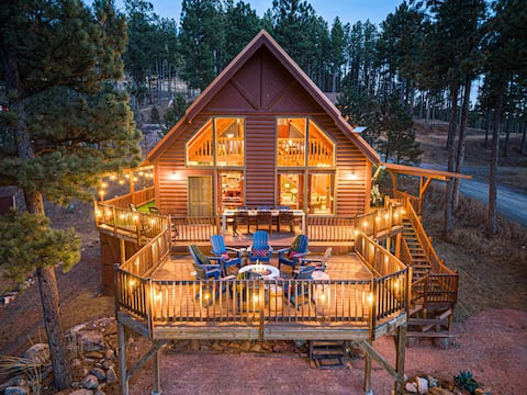 Views of Mt. Rushmore | Hot Tub | Game Room