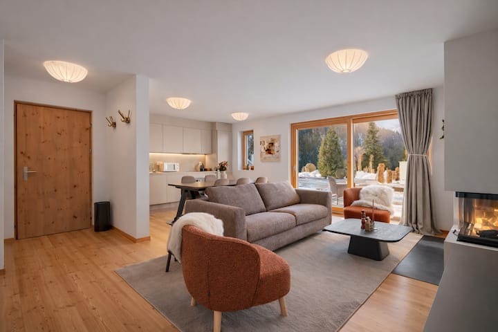 Comfort E Spazio Per Famiglie, 3 Camere E Giardino - Pontresina