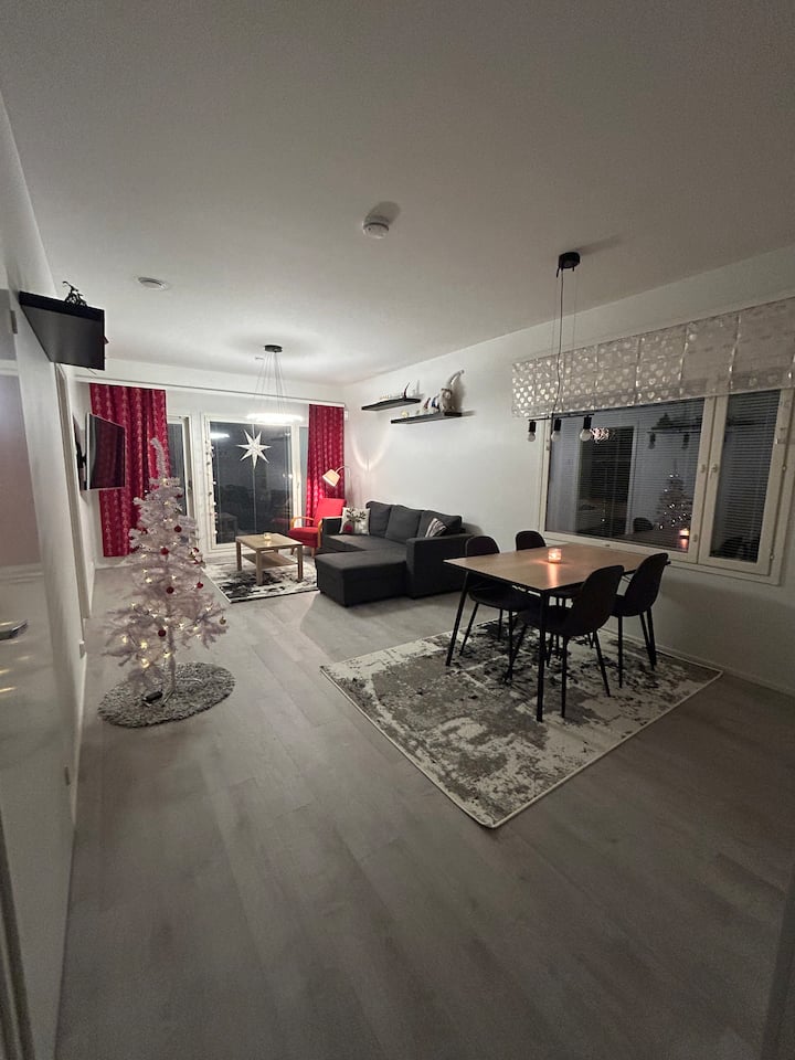 Vennin Rauha,  66 M2, 2 Makuhuoneen Päätyasunto. - Rovaniemi