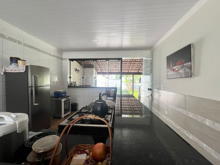 Casa Pé Na Areia Prainha Conforto, Churrasqueira + - Matinhos