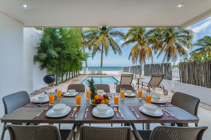 Villa Ola Serena Front Beach - Yucatán