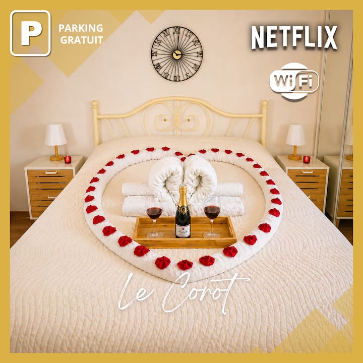 T2 Cosy Balcon | Parking | Centre | Mer 10 Min - Plérin