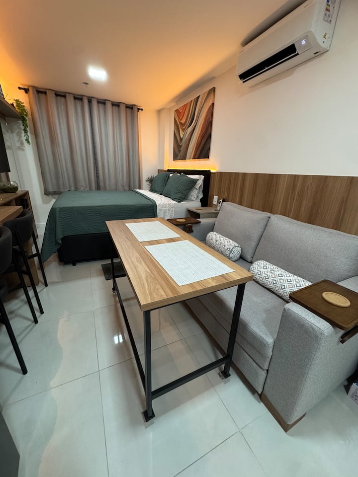 Studio Design Elegante Para Uma Estadia Exclusiva. - Volta Redonda