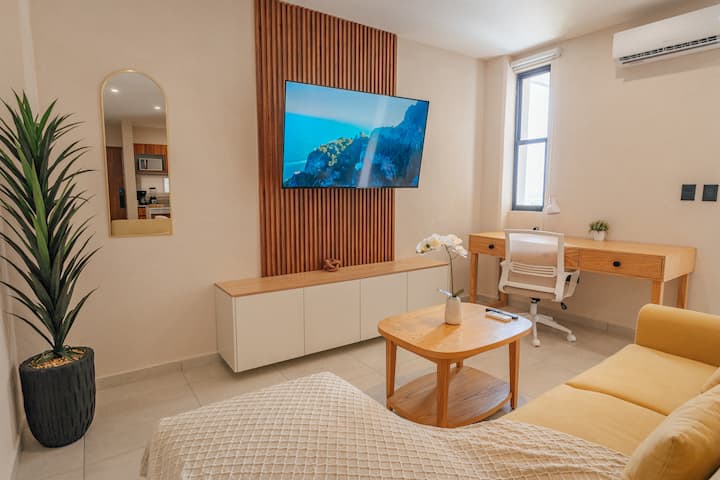 Modern 1br Monarch, Gym And Pool - Playa del Carmen