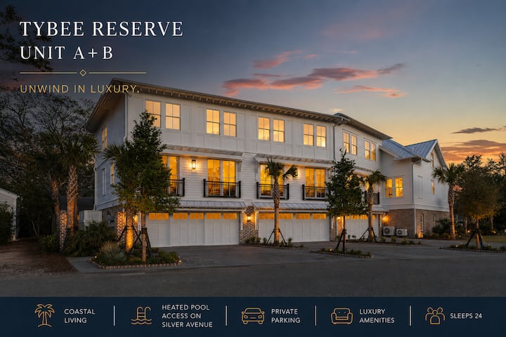 Luxurious Tybee Island Escape | Heated Pool Access - Tybee Island, GA