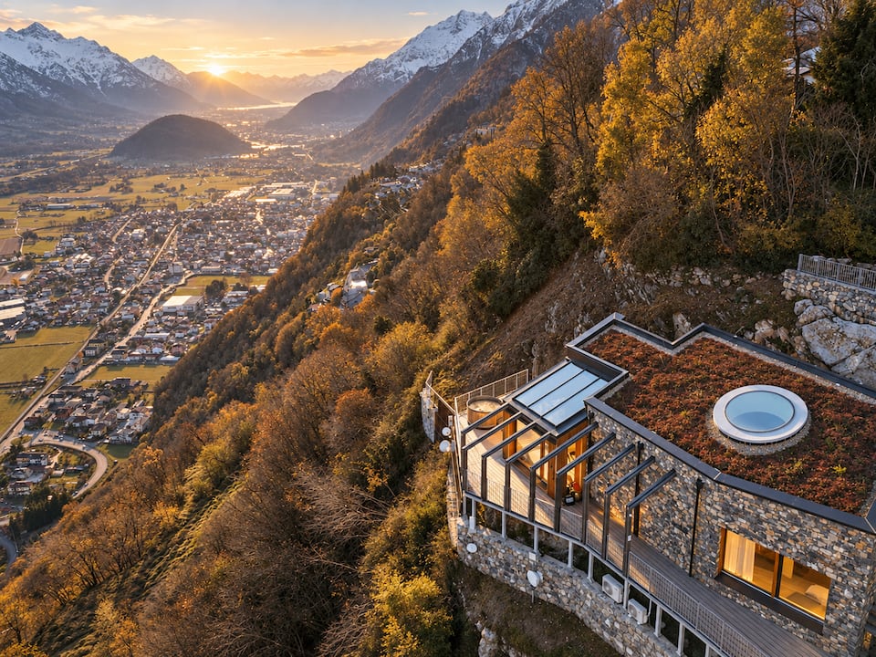 Residenza Le Vigne, above Val Camonica, Piancogno, Lombardy, Italy, photo 1 of 10