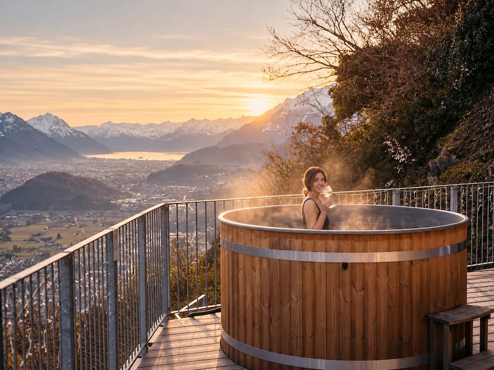 Residenza Le Vigne, above Val Camonica, Piancogno, Lombardy, Italy, photo 6 of 10