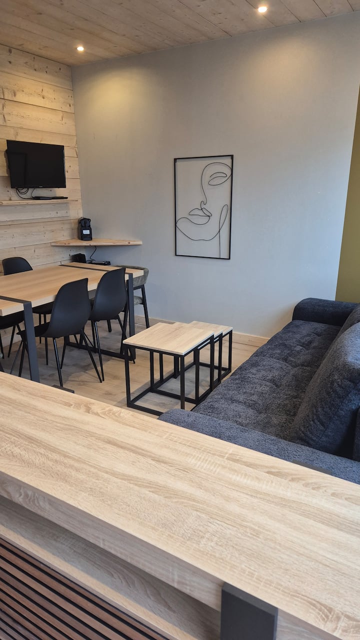 Apt 45m² 5/6 Pers-plein Centre-terrasse-lits Faits - Les Carroz d'Arâches