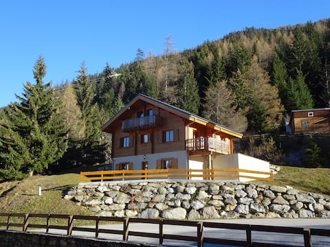 Chalet l'épilobe 175 m2 at the foot of the slopes (30 m).