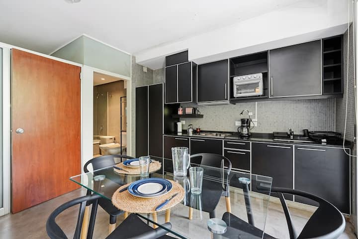 Квартира в Colegiales с двумя спальнями для размещения до 4 человек