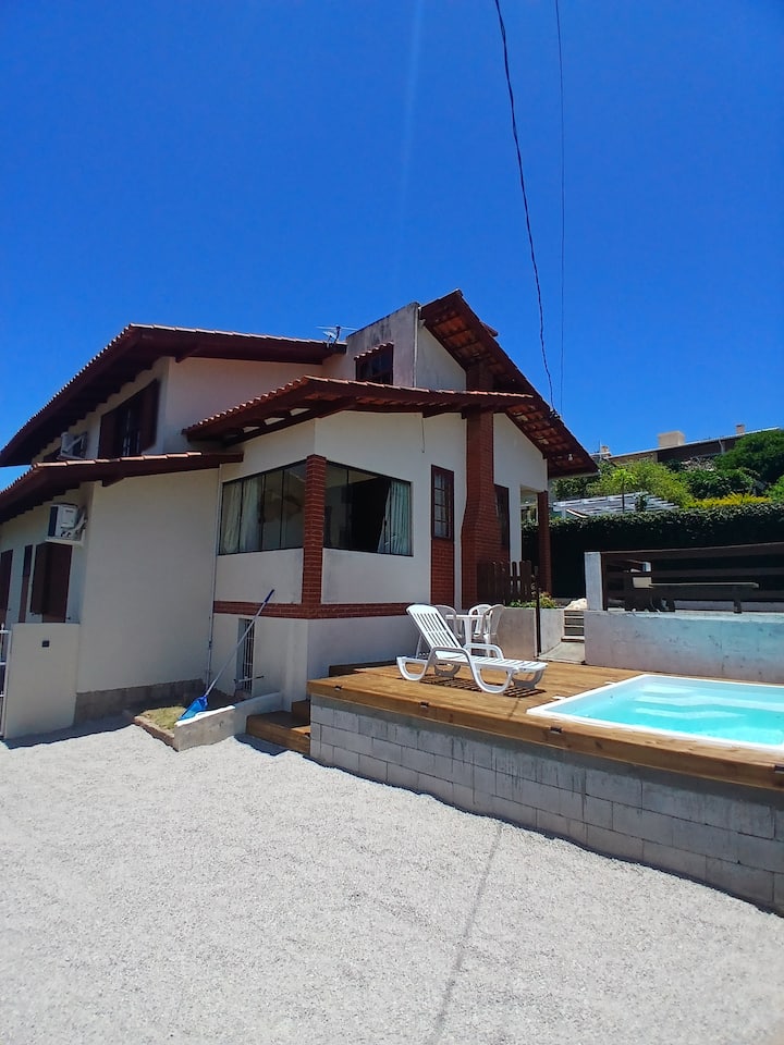 Casa 5 Quartos, Vista Mar, Ar E Piscina - Florianópolis