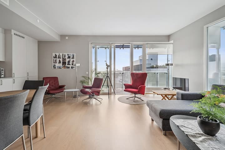 City Center Penthouse with Fjord Views - Apartments for Rent in Oslo ...