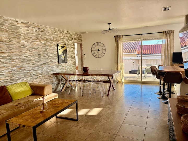 Maison Familiale 7 Pers. Avec Piscine, Proche Mer - Le Crès