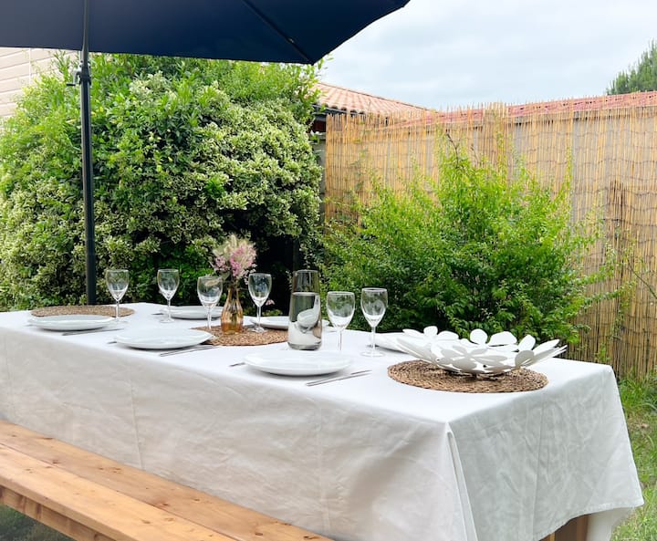 Maison Lumineuse & Jardin – Bassin D'arcachon - Andernos-les-Bains