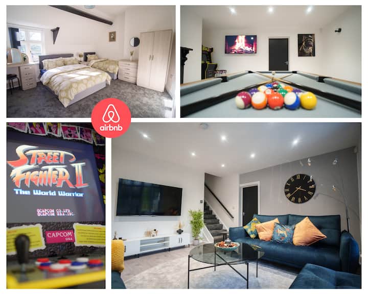 Hen & Stag Parties Welcome - Bbq + Games Room! - Telford