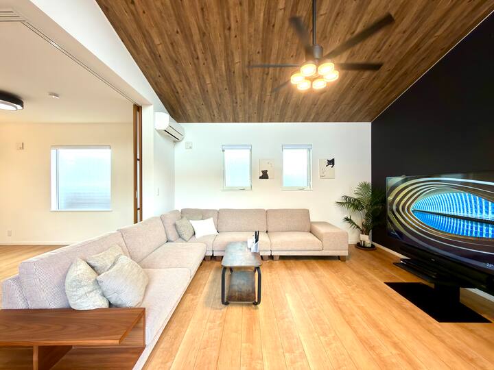 Pool Villa A&f：プライベートプールと開放的なテラス付きのヴィラ - 富津市