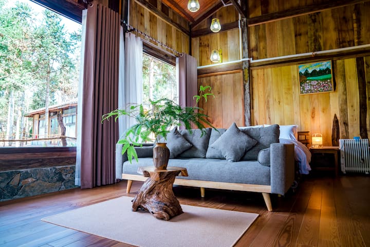 Balana Hagiang · Family Wood Lodge · Double + Bunk - Yên Minh