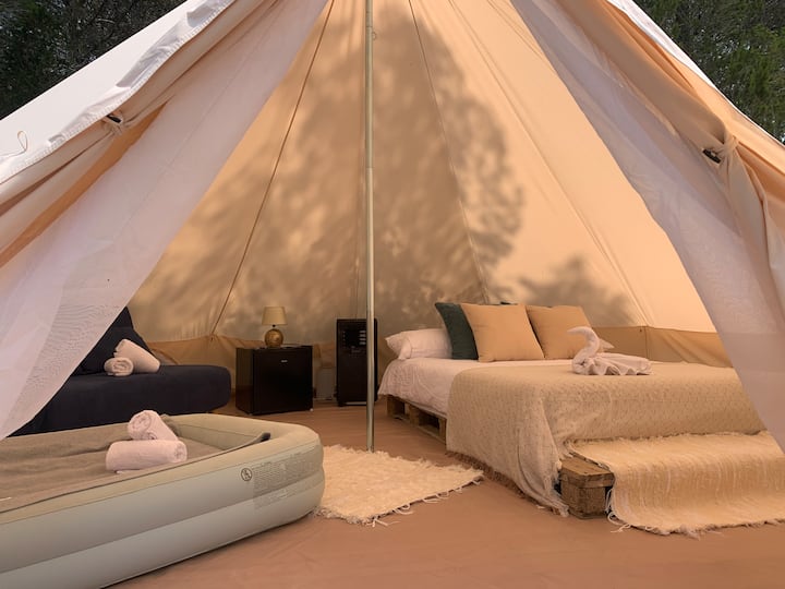 4p Glamping Tent For Families | Airco & Pool - Ibiza