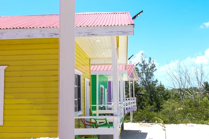 Sunset Beach Cabanas | Banana – 1BR + Sofa Bed in Caye caulker