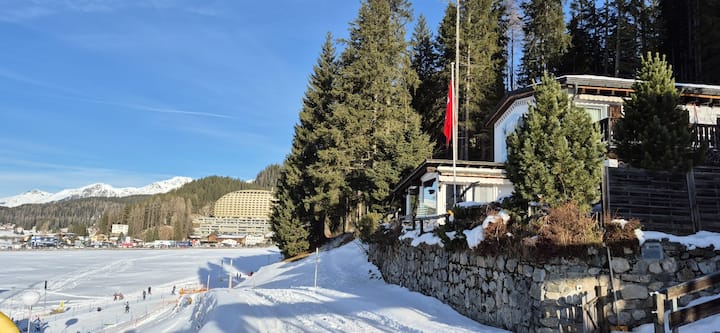 Wef 2026 2 Bed Appart. At The Edge Of The Forest - Davos