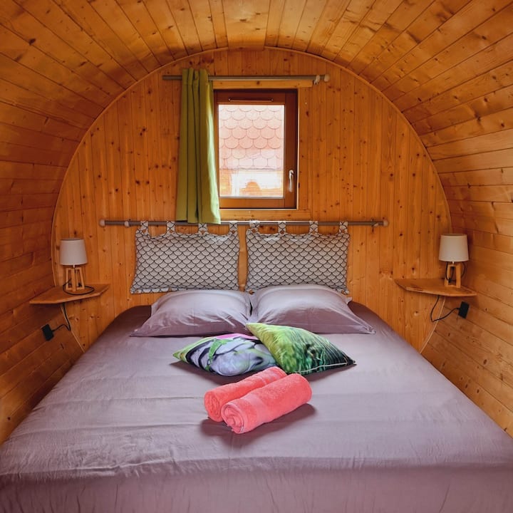 5 Logements Insolites Type Tonneau "Tonn'ain" - Bourg-en-Bresse