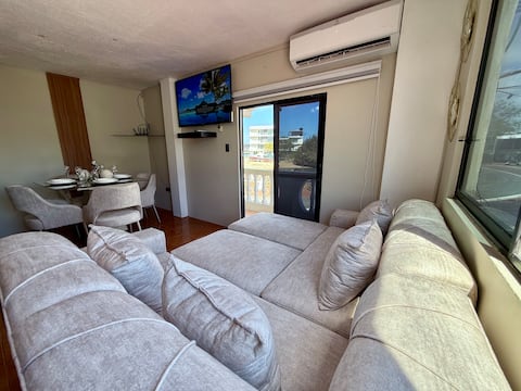 Apartment+2 BR wth balcony in down town island