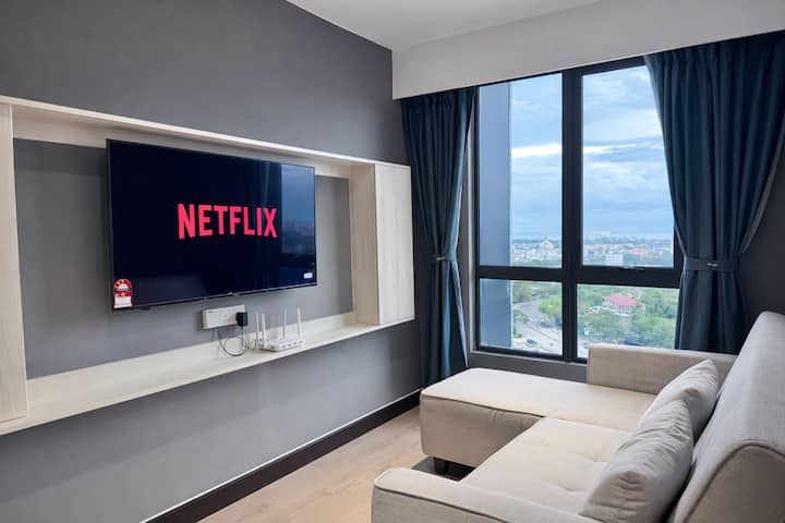 Vertro 11 Two-bedrooms (5pax) (Free 1 Parking) - Kota Kinabalu
