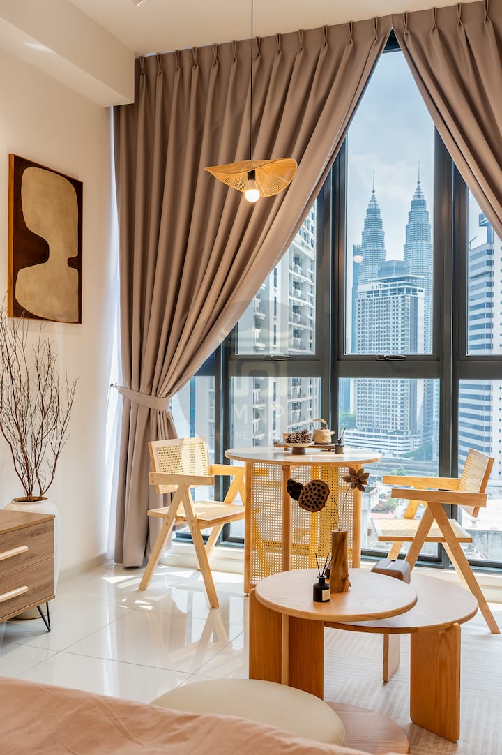 "Wabi Sabi" Klcc Nice View L Doorstep Mall & Train - Kuala Lumpur