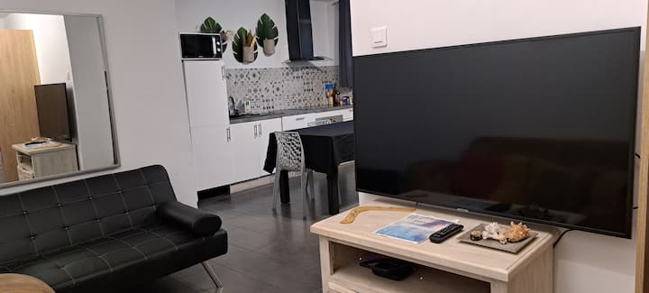 Joli Studio Spacieux 40m2 à 10 Minutes Des Plages - Aéroport de Marseille Provence (MRS)