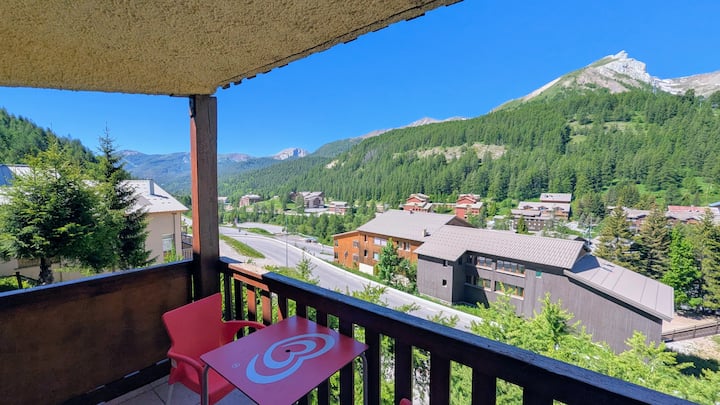 Studio Familial, Avec Panorama, Proche Du Centre - Allos