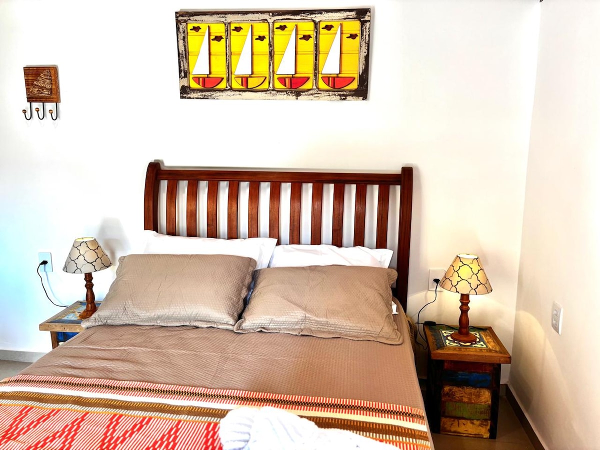 配备双人床的舒适套房