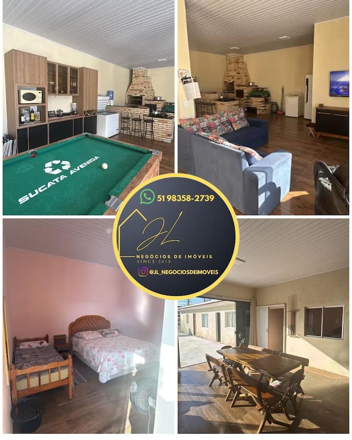 Praia, Sinuca E Churrasco! Casa P/ Até 15 Pessoas - Xangri-lá
