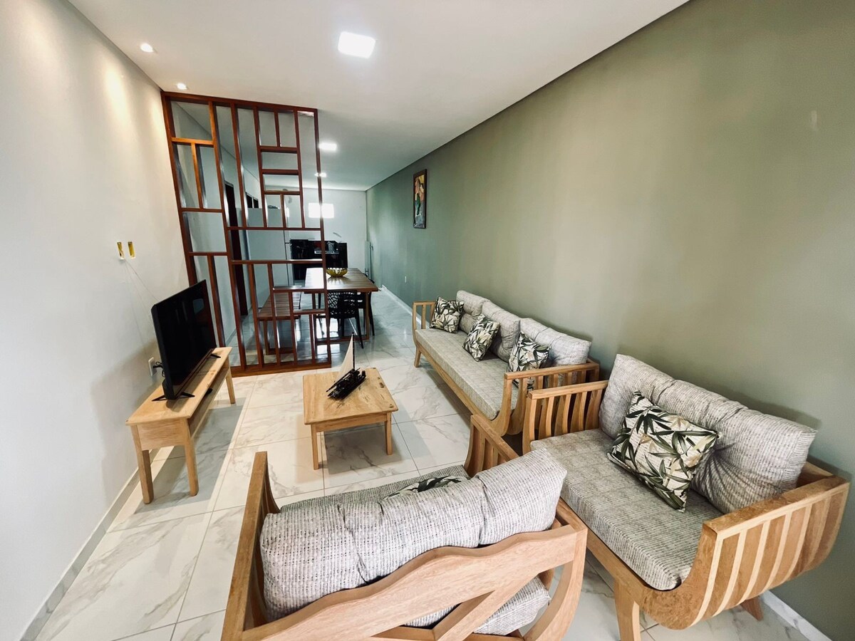 Successful Airbnb property: House with private pool and A/C, 250 meters from the beach. in Maragogi