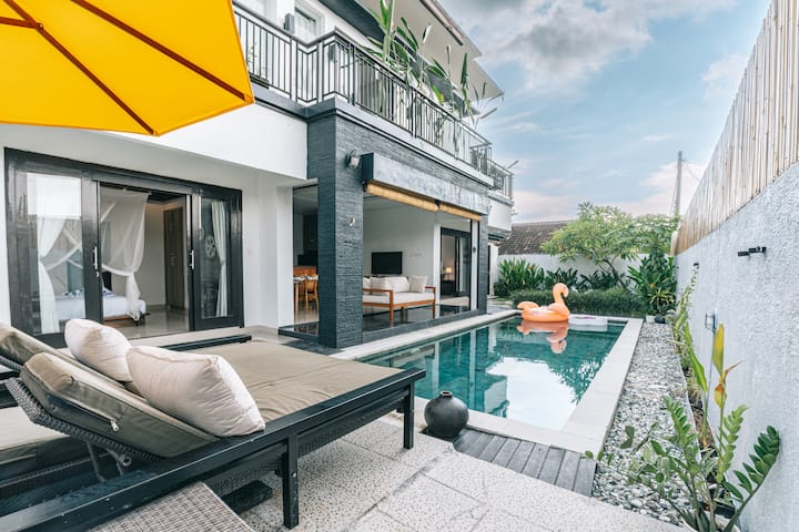 Spacious Private Pool Villa Near Seminyak & Cangg - 세미냑