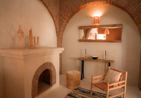 Top Airbnb: Bohemian chic house, private pool, Atlas view in Tameslohte