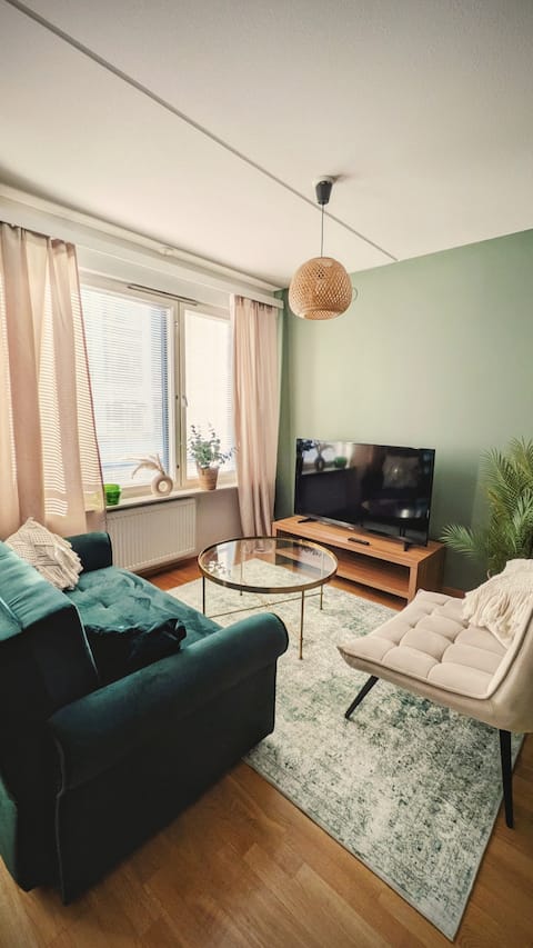 Top performing Airbnb: City Center • Sauna • Casa Verde Boutique 55m² in Keskusta