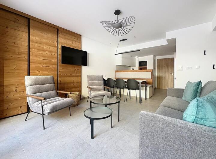 Grand Duplex Neuf, 10 Pers Vue Montagne & Terrasse - Champagny-en-Vanoise