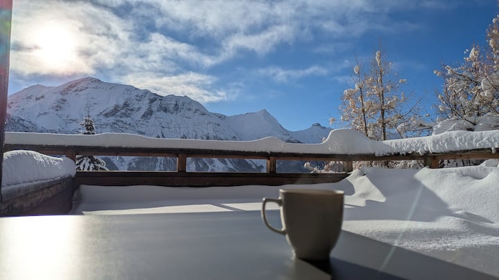 Appartement Calme, Vue Splendide, Grande Terrasse - Orcières