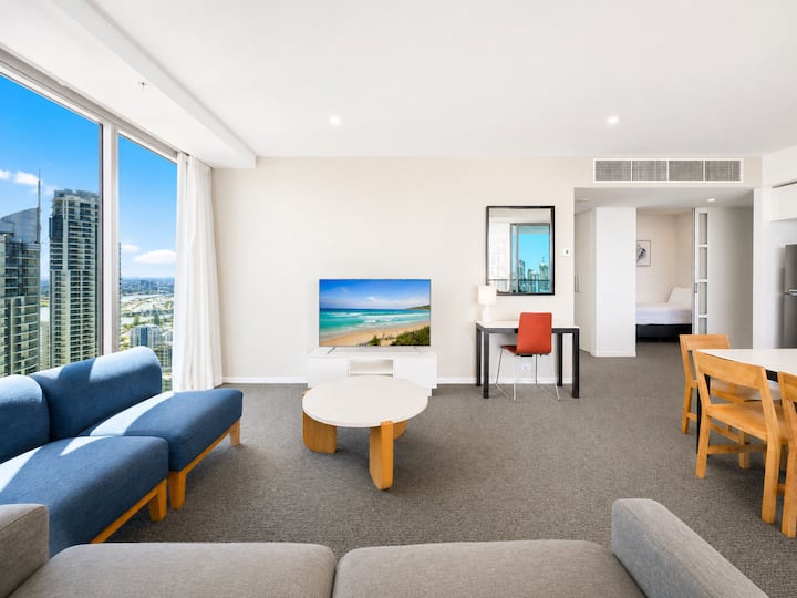 *Above Hilton-sky Ocean 2.5bdr Apt Parking/netflix - Surfers Paradise