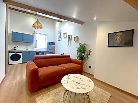 Propriété Airbnb réussie: Chic, bright & comfortable cocoon/ Air conditioning à Saint étienne