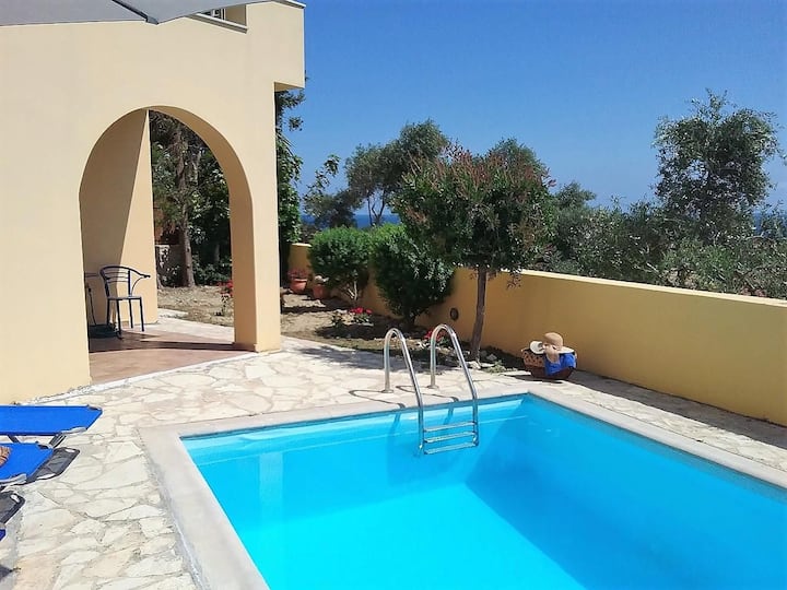 Casa Maria With Private Pool & Sea View - Zakinthos