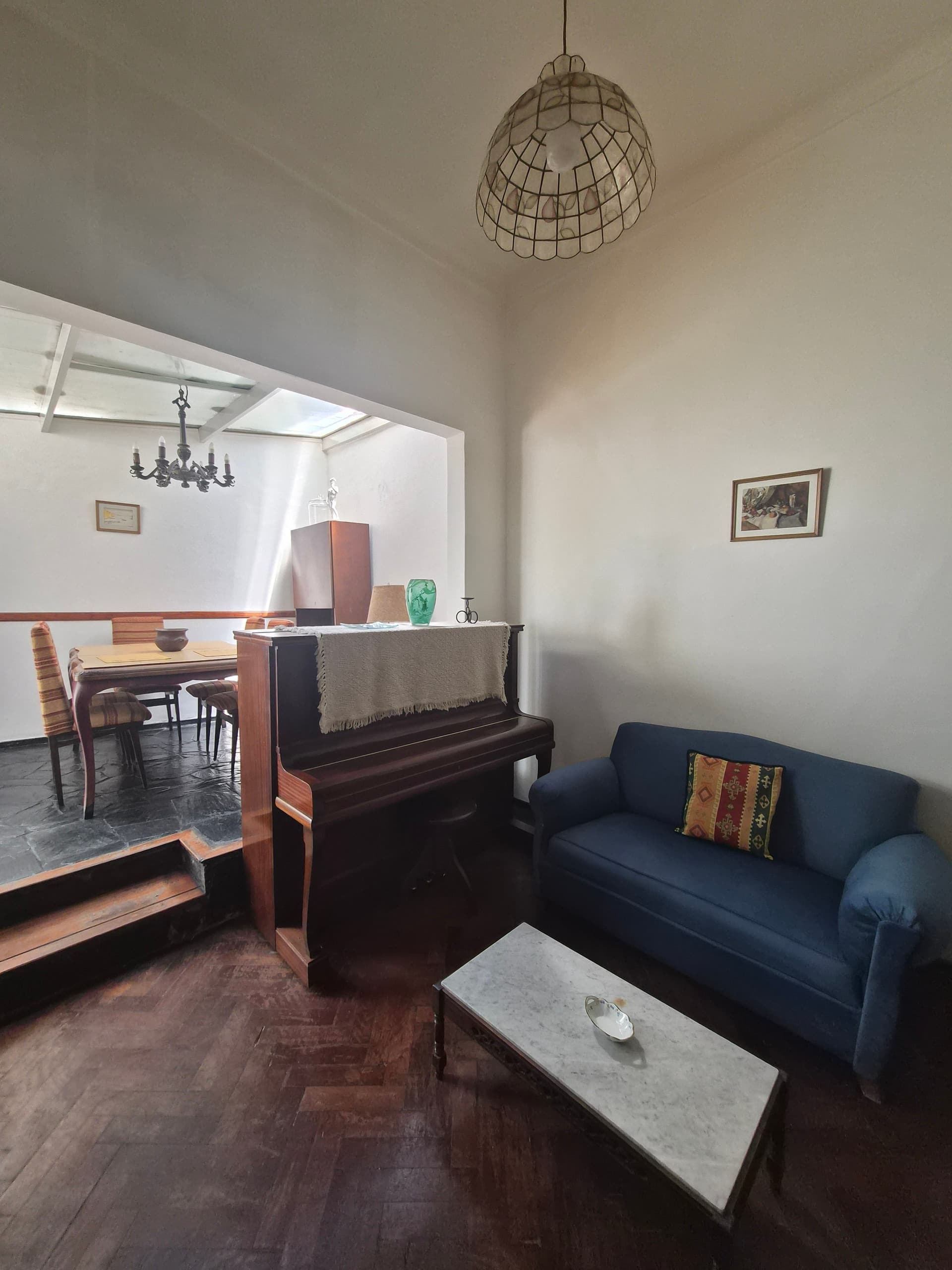 A bright apartment with a patio