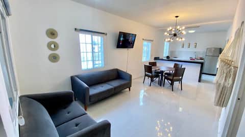Top performing Airbnb: Apt 2Rec (2BD) Garage Terrace Ferry Isla Mujeres in Supermanzana 74