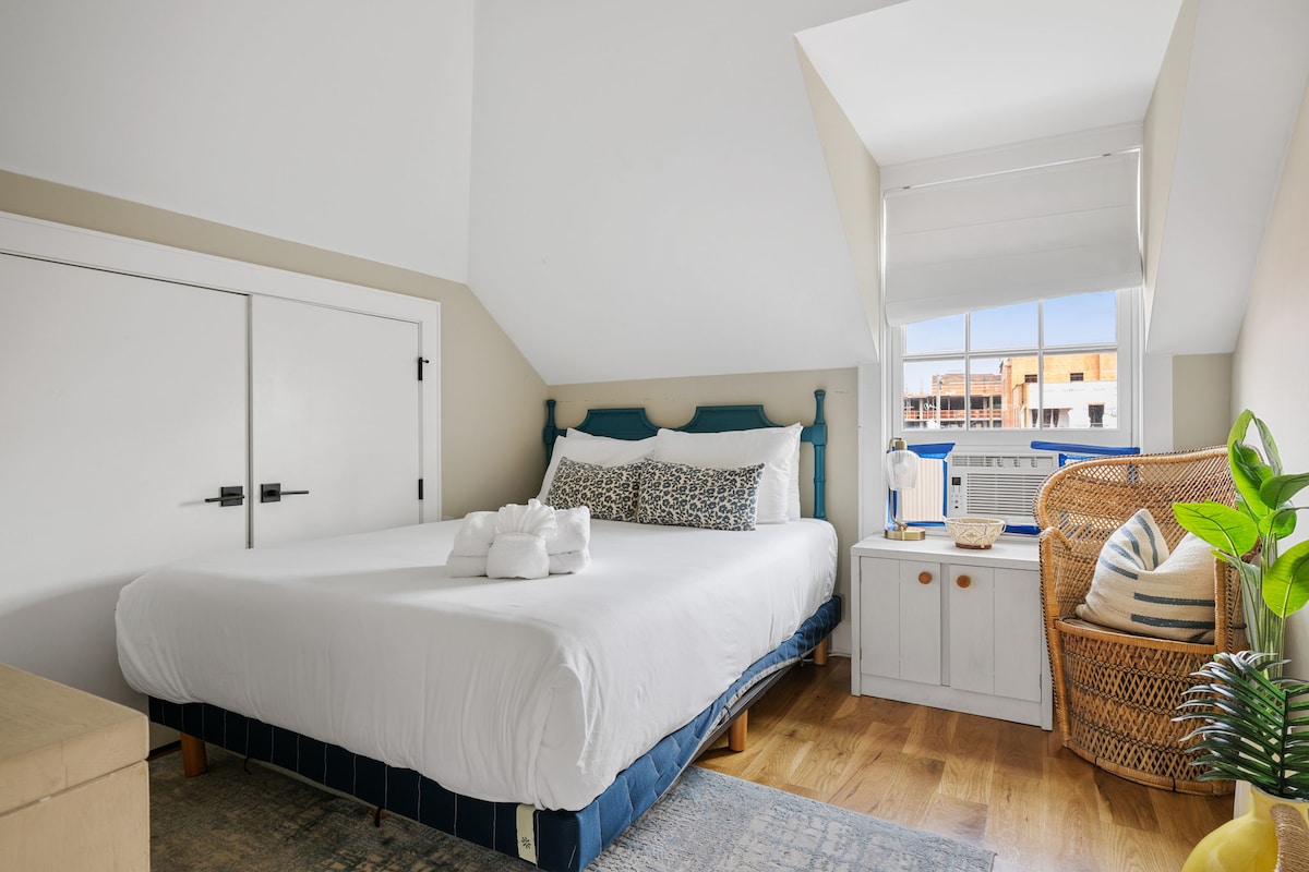 Kitanda na Runinga ya Queen