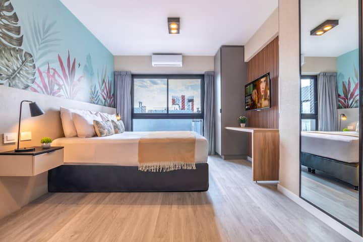 Furnished studio apartment in Balvanera