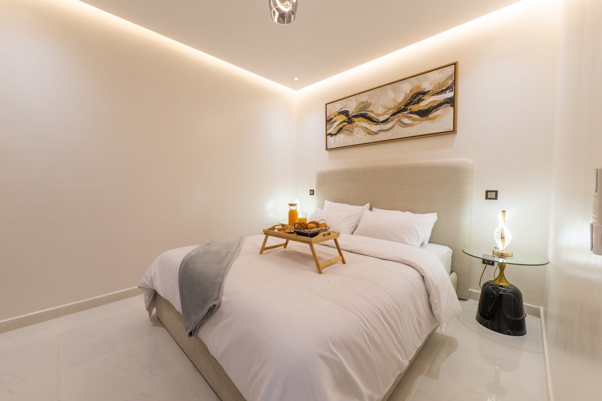 Intérieur moderne de l'appartement à Marrakech
