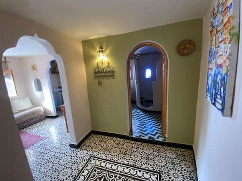 Top performing Airbnb: Bright Authentic Apartment in the heart of Medina in Chefchaouen
